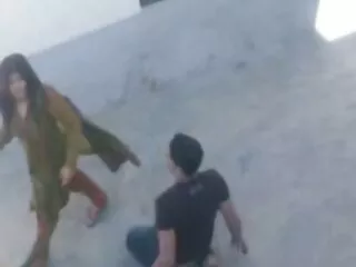 प्यारा गोरा जोडी, बाहिर सेक्सी हिन्दी